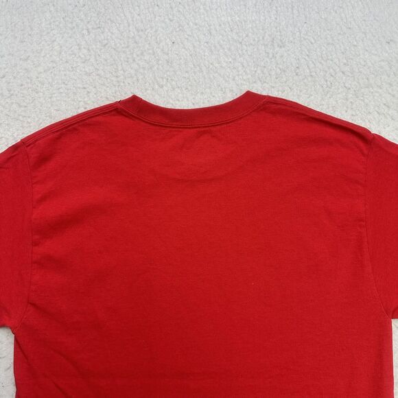Champion Drury Panthers Shirt Mens Small S Red Black Short Sleeve NWT - Picture 12 of 12
